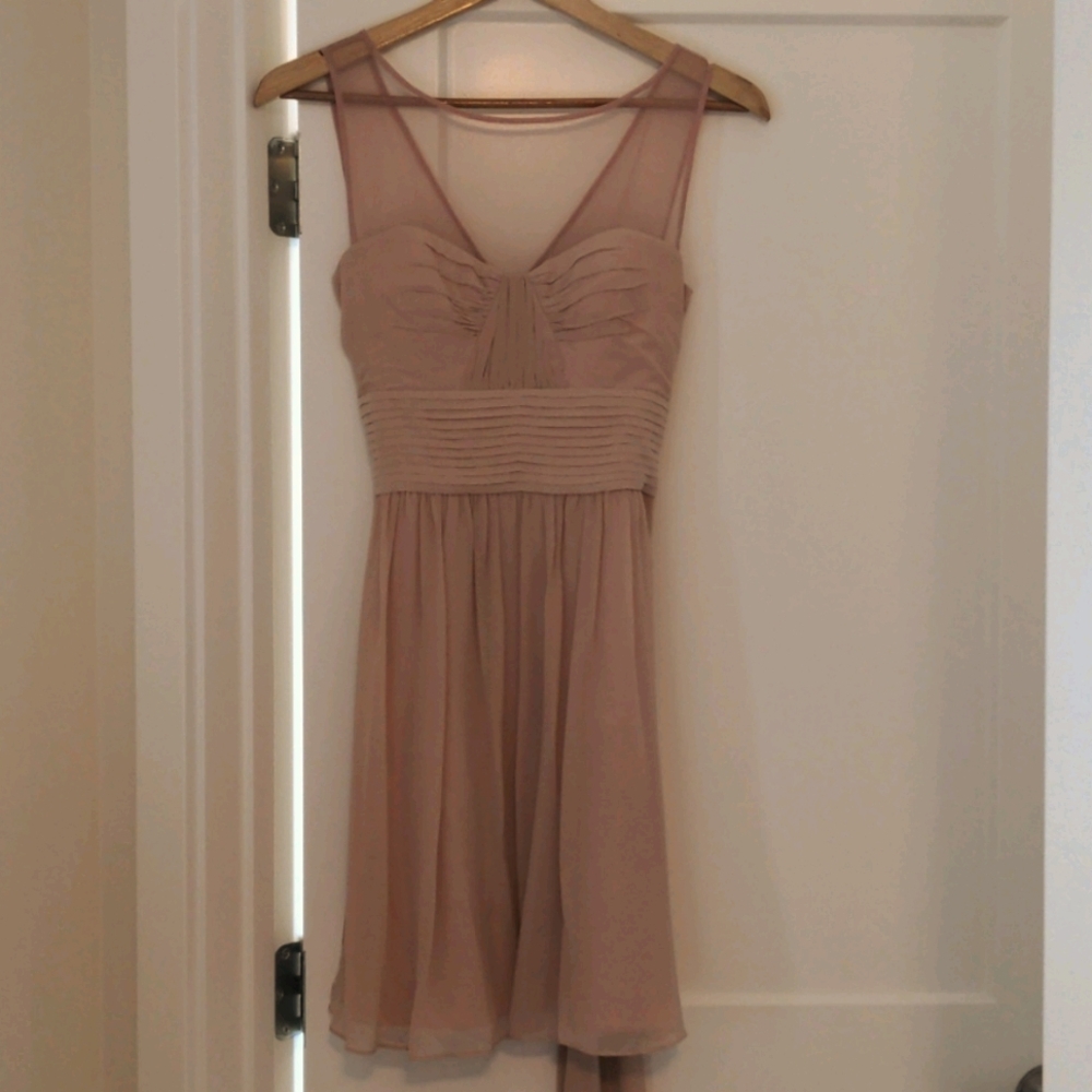 Blush BCBG cocktail dress